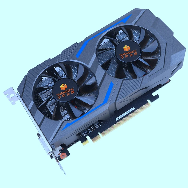 HUANANZHI GTX1650 4G видеокарта 128 бит GDDR5 8000 МГц 1485 МГц HDMI+ DVI+ DP 12 нм 896 шт 75 Вт Gtx1650 видеокарта для игр
