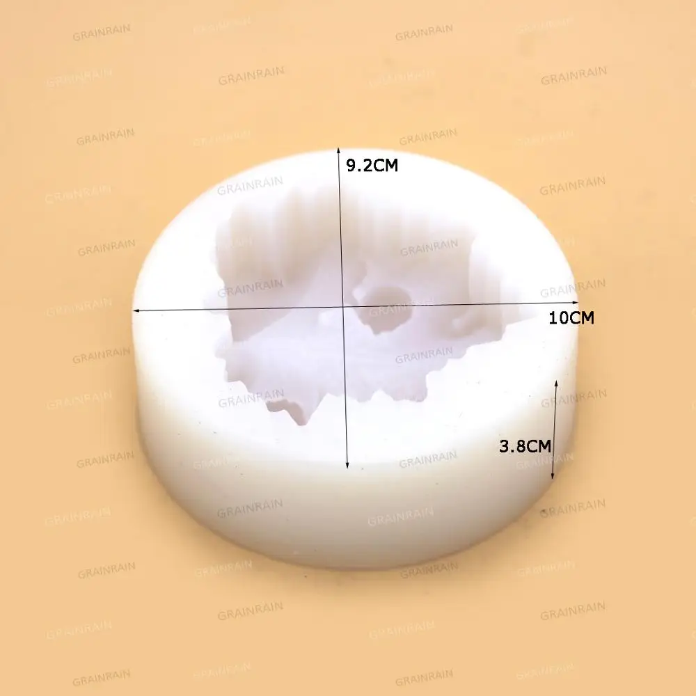 Форма в форме листа зернистости силиконовая форма для мыла ручной работы