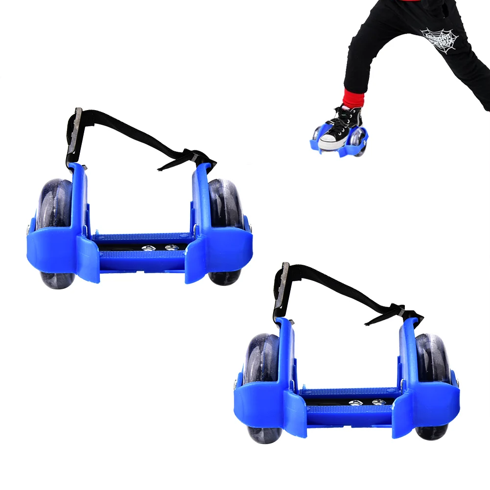 Игрушки 1 пара красочные мигающие ролики Вихрь шкив вспышки колеса пятки