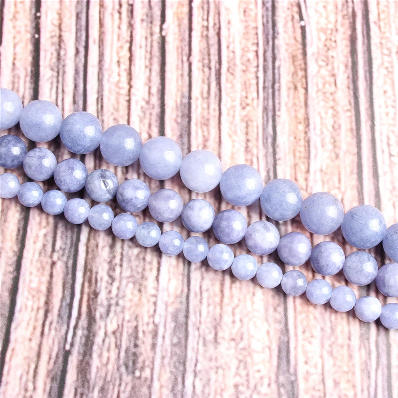 

Purple Sapphire Natural stone beads round beads for jewelry making Diy necklace bracelet 4/6/8/10/12 MM