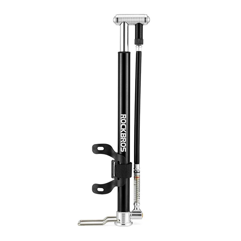 

ROCKBROS Inflator High Pressure Foot Pump MTB Road Bike Electric Bicycle Motorcycle Car Hand Tire Pump AV/FV Portable Air Pump