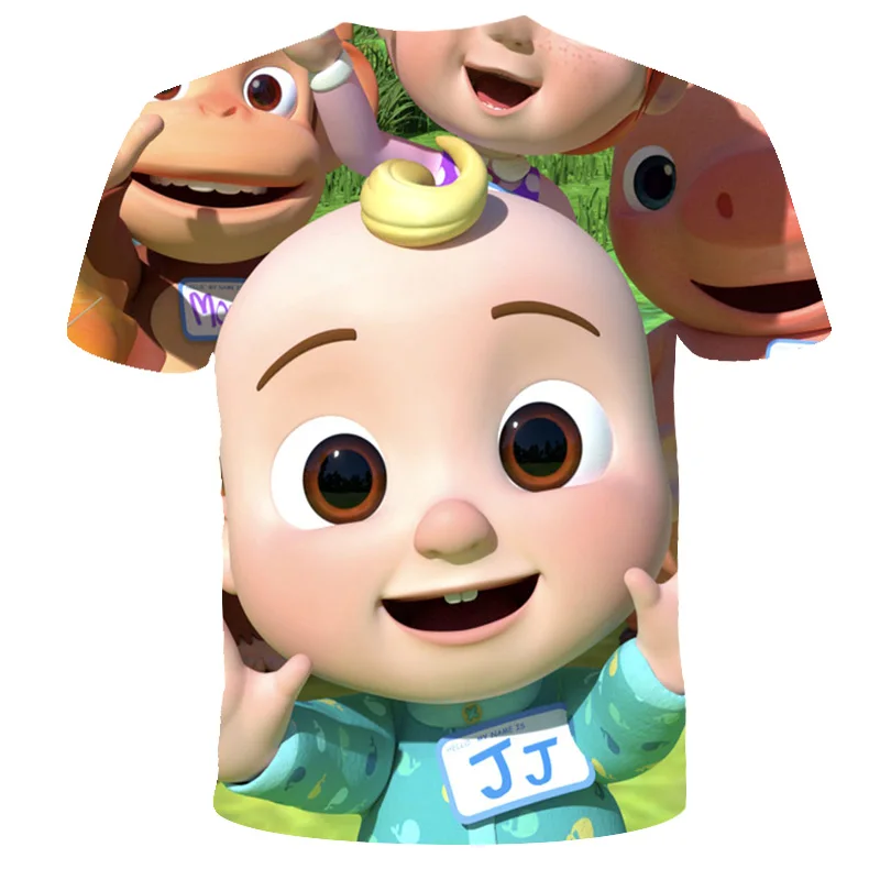 

3D Printed T-Shirt for Kids, Wear Tops, Harajuku, Cartoon, Boys and Girls, Summer 2021