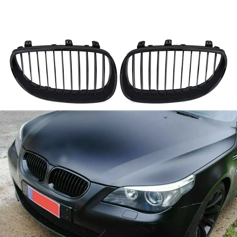 К чему крепится ноздри на bmw e60 решетки