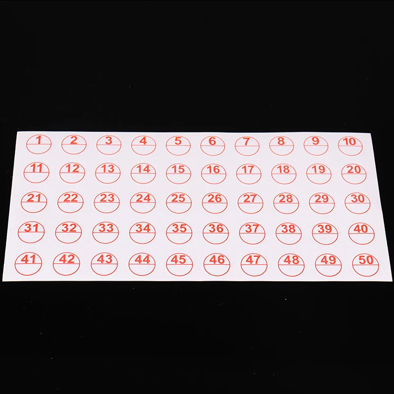 

50 Stickers Storage Box Label Classification Sticker Accessories Diamond Painting Tools