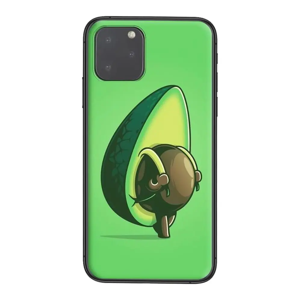 Вкусный авокадо для Galaxy A02 A22 A71 A51 A50 A42 A40 A32 A31 A30S A21S A20 A20S A20E A12 цвет черный