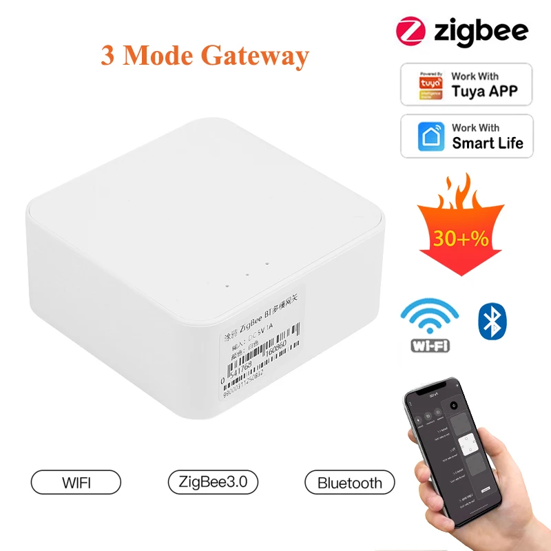 Zigbee 3 0 Bluetooth Wi Fi режима концентратор мульти протокол шлюза для Smartlife с приложение
