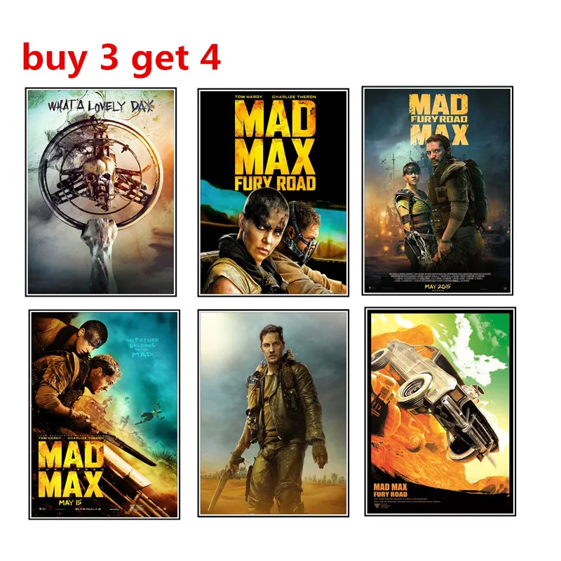 Высококачественный бумажный постер с надписью &quotMad max Fury road&quot &quotTom Hardy&quot