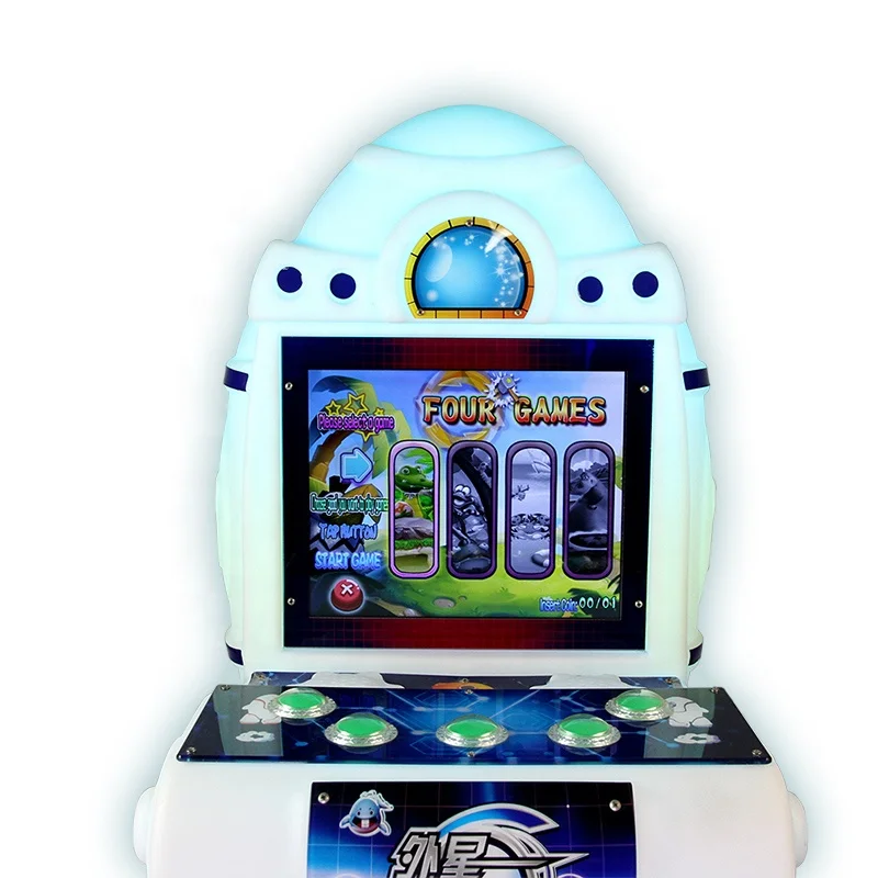 Мини Симпатичные монета толкатель аркадные игры лотереи билетов выкупа Видео