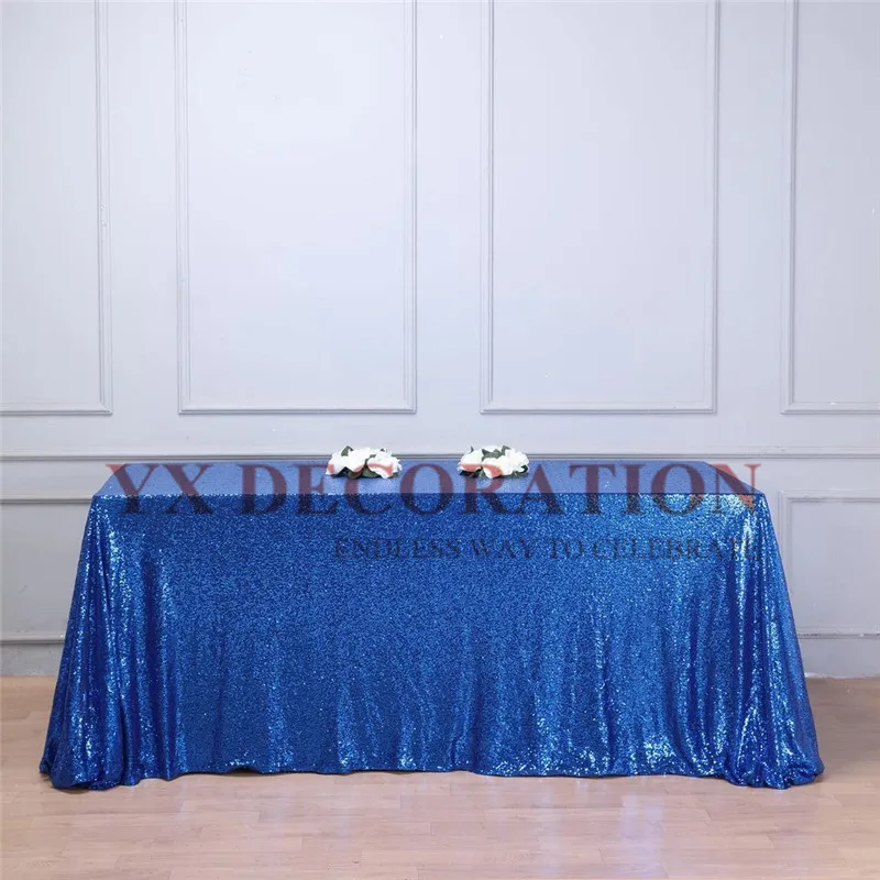 

Elegant Sequin Tablecloth Glitter Round Rectangular Table Cloth For Wedding Decoration Party Banquet Home Decor Support Custom