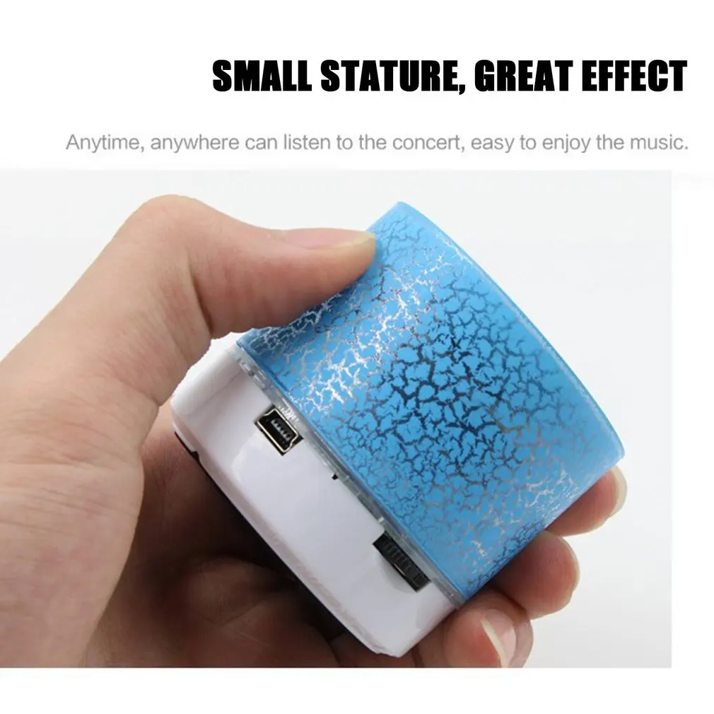 Мини-динамик портативный беспроводной динамик звуковая система 3D стерео музыка