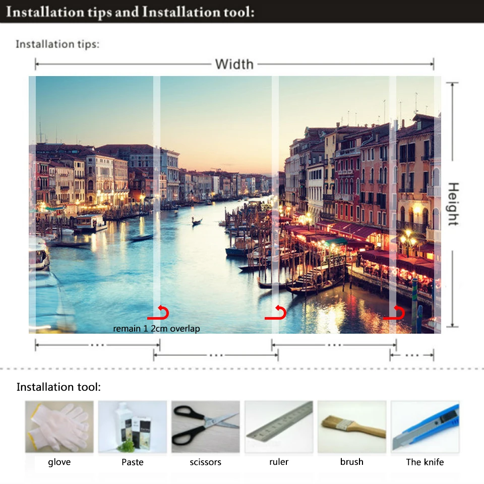3d фотообои на заказ с эффектом Большие европейские золотые стереоскопические