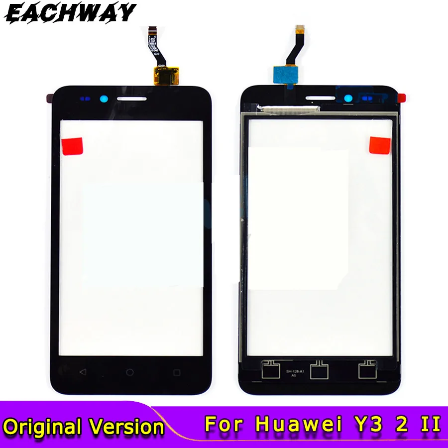 Для 4 5 &quotHuawei Y3 2 II сенсорный экран дигитайзер панель Внешний стеклянный объектив