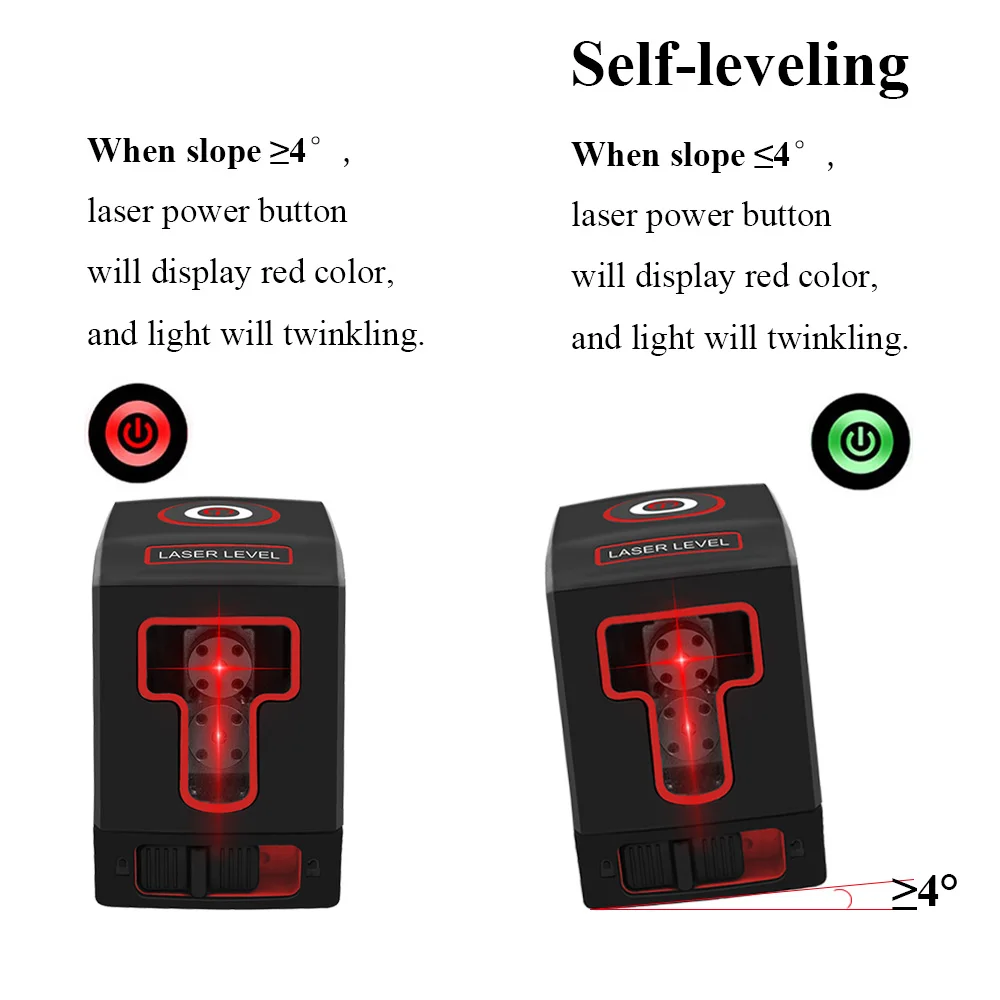 Лазерный уровень Norm 2 линии красный/зеленый луч самонивелирующийся лазерный