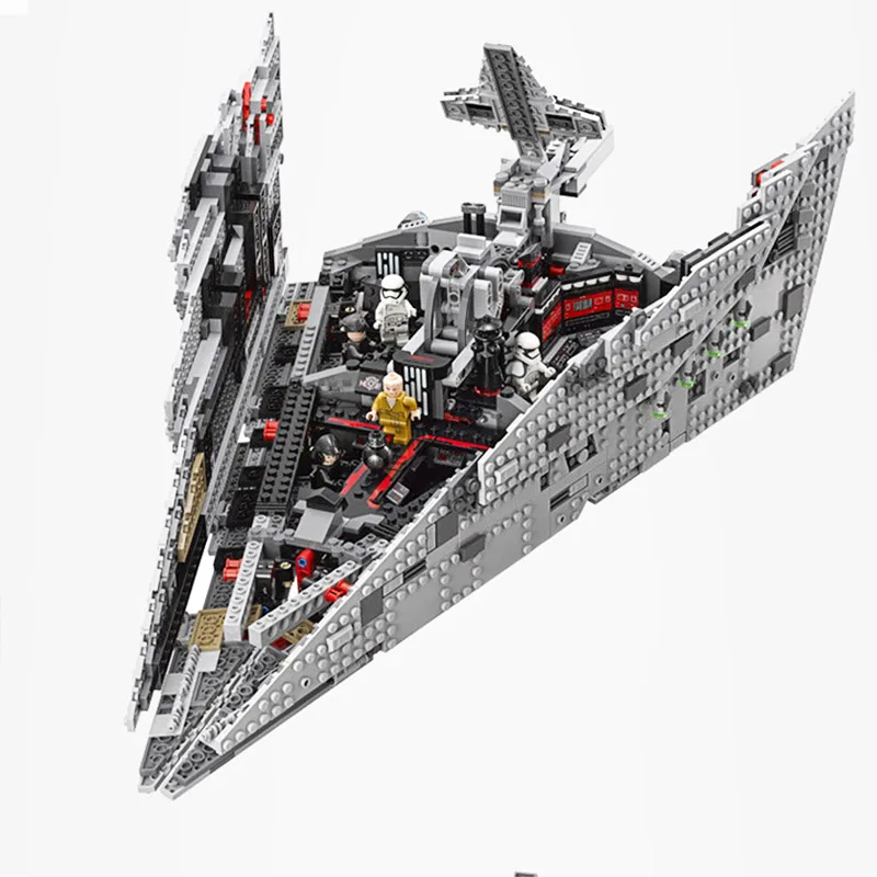 

In Stock Nieuwe Hot 10901 Eerste Orde Star Destroyer Model Bouwsteen Bricks Speelgoed Compatibel Star