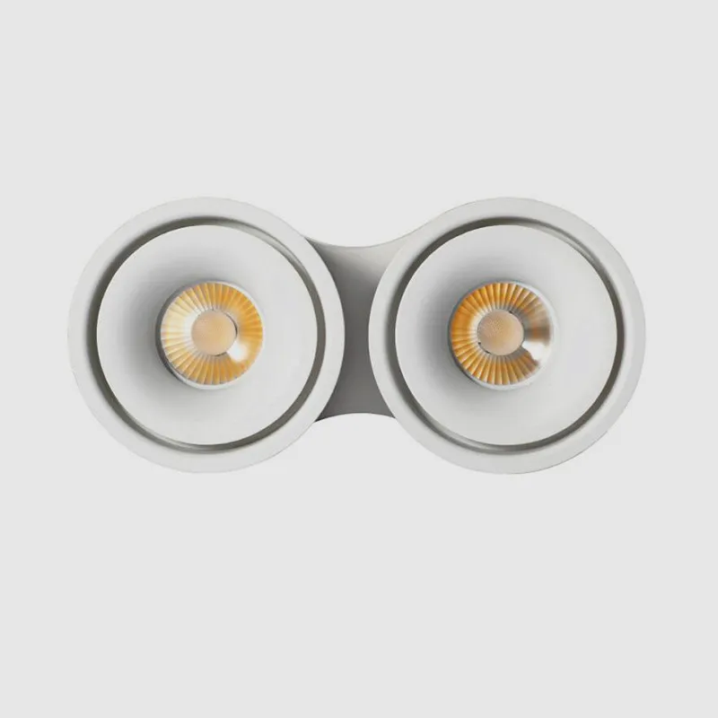 Luces LED descendentes plegables y regulables de 360 °, foco de techo LED COB de 14W20W30W, luces LED de pared AC85 ~ 265V, iluminación interior