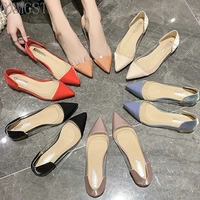plus size 2021 spring summer women flats transparent slip on flat shoes woman ballet flats candy color jelly zapatos mujer 8922n