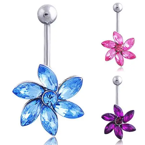 Очаровательная ветряная мельница в виде подсолнечника пуговица для пупка кольцо