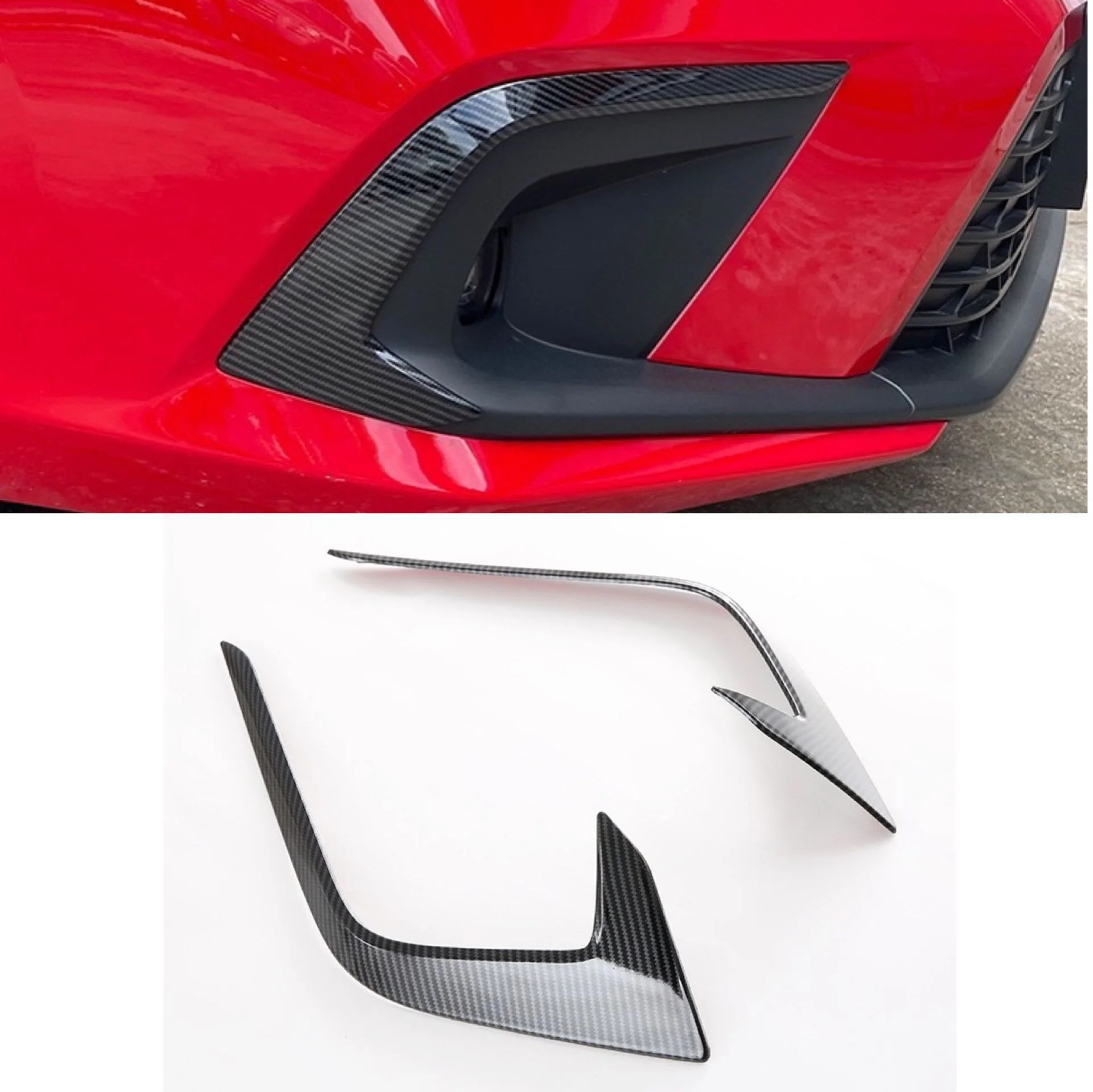 

Fog Decorative Carbon Fiber Fog Lamp Cover Stickers Specially Used For Modification 11th Generation For Civic