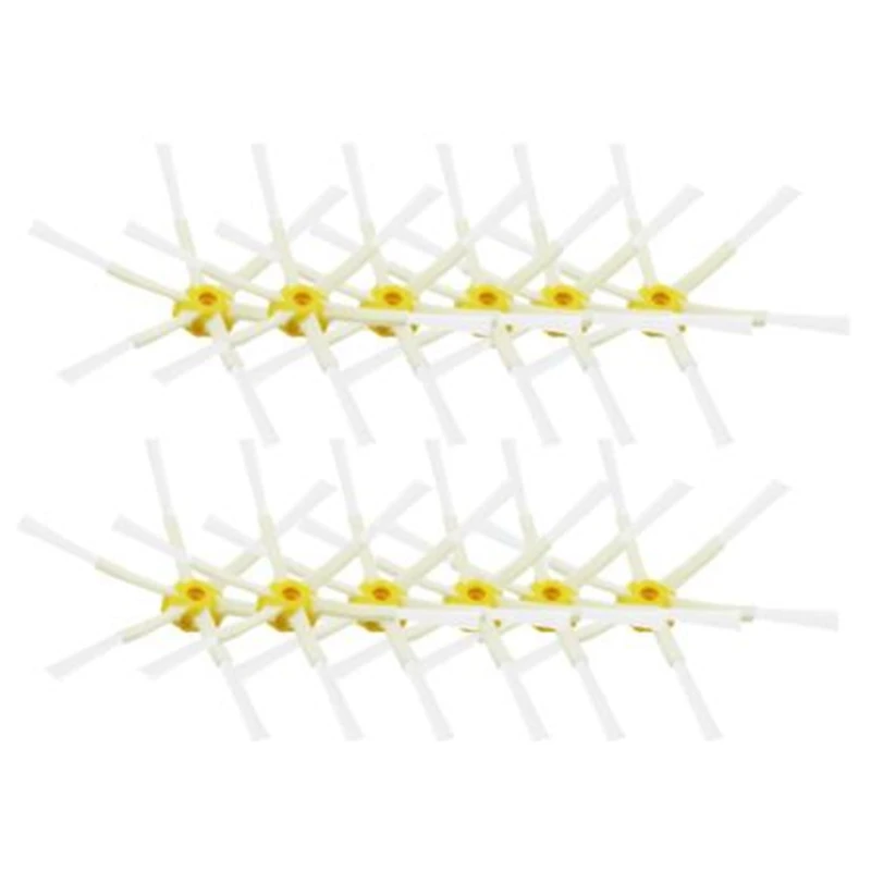 

12PCS Replacement 6-Armed Side Brush for IRobot Roomba 600 700 Series Robot Vacuum Cleaner Parts