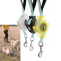 dele retractable pet leash1 4m pet walking leash for smallmedium up to 40kg tangle free double direction extension portable