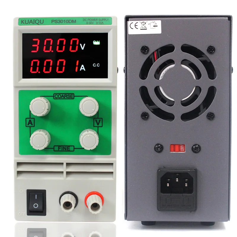 Mini Adjustable DC Power Supply laboratory Power Supply Digital Variable Voltage regulator 30V 10A 4 led display PS3010DM