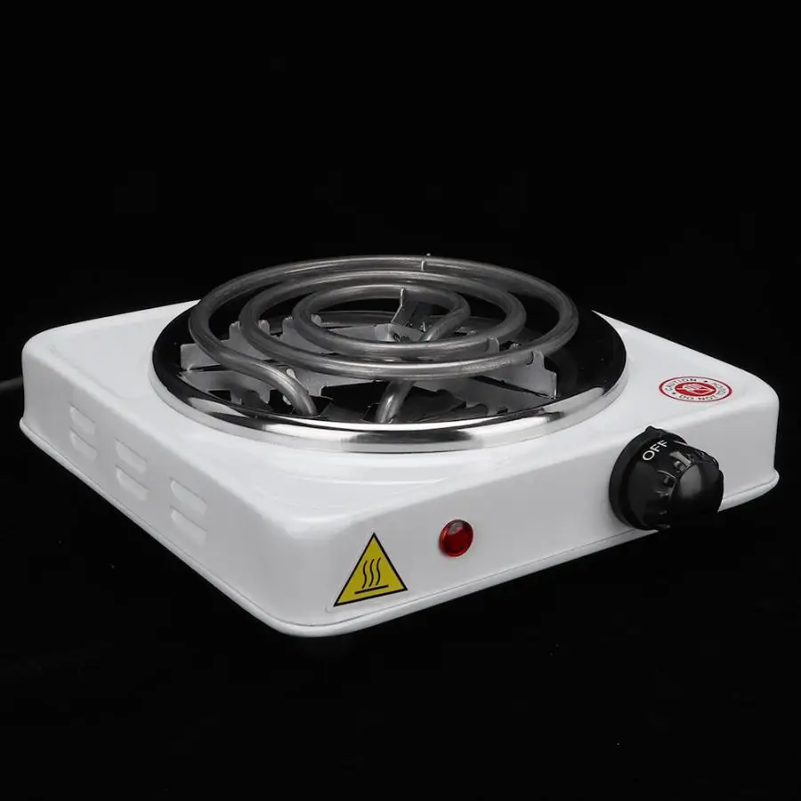 

1000W Household Mini Portable Electric Stove Heater Heating Plate for Coffee Tea White 220-240V/110V