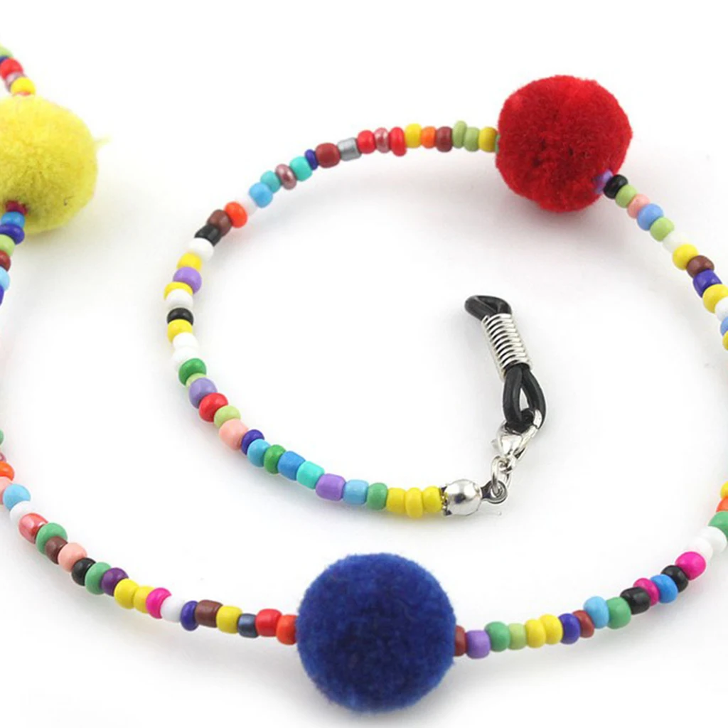 

Colorful Beads Eyeglass Sunglasses Holder Chain Lanyard Neck Cord Necklace