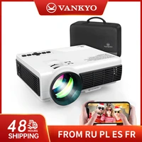 vankyo mini projector leisure 3w 1080p portable wifi projector synchronize smartphone screen for iosandroid devices