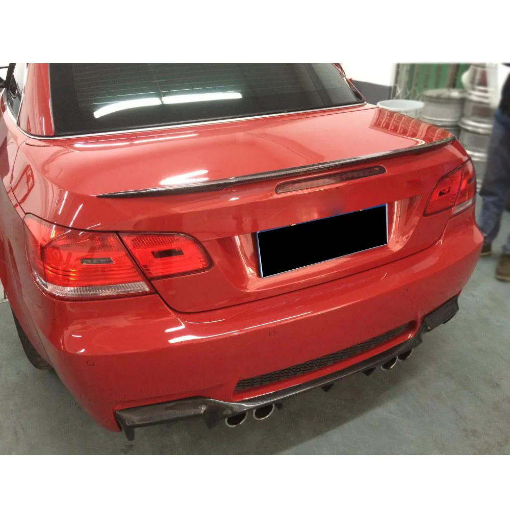 Углеродного волокна/FRP Неокрашенный задний спойлер на крышке багажника крыло