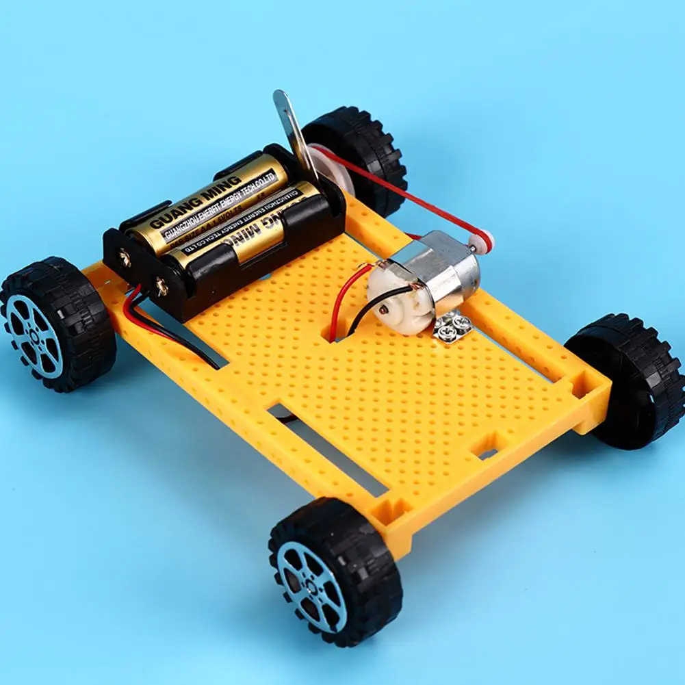 Обучающие и обучающие игрушки батарея мощность автомобиля сборка модель набор