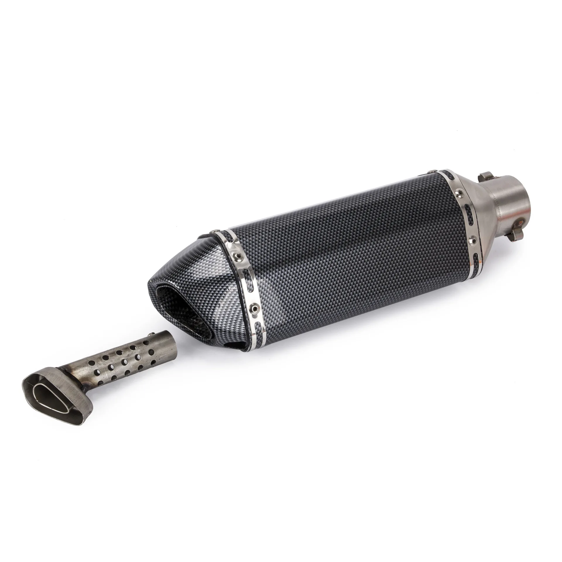 51 мм Универсальный мотоцикл Akrapovic выхлопная Модифицированная глушитель труба скутер велосипед ямы грязи Мотокросс для Yamaha R1 ER6N CBR250R