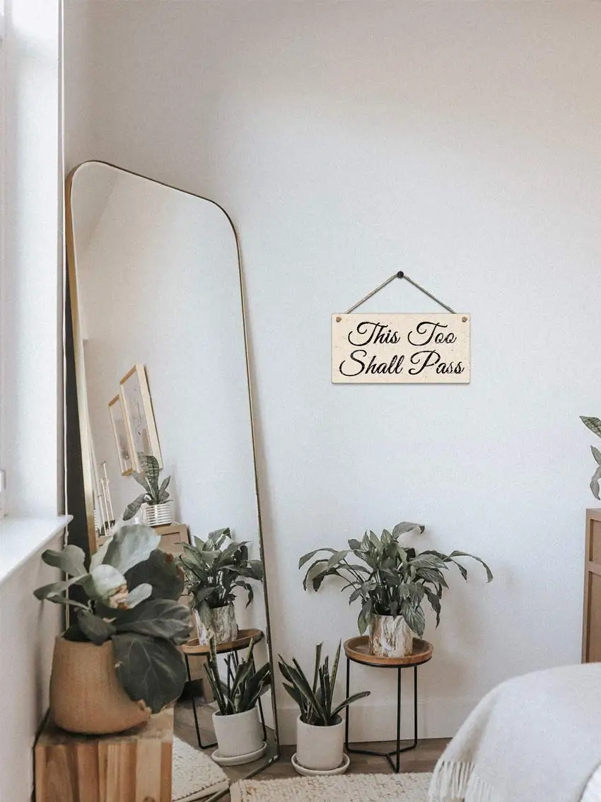 Это также должен пройти 8X12 дюймов винтажный внешний вид оловянный Декор табличка