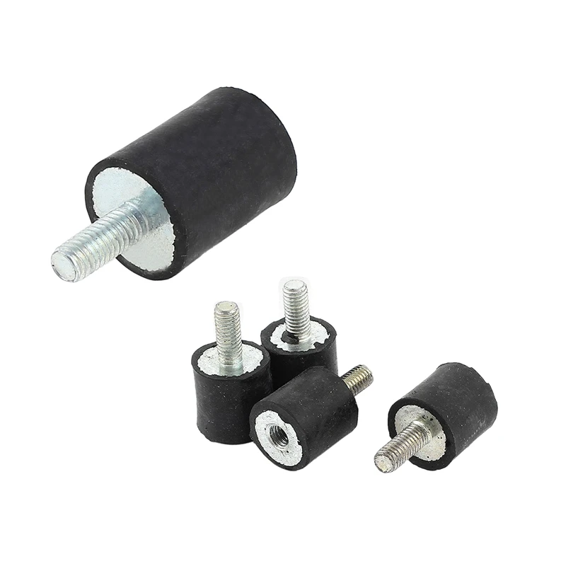 5 шт. мужской женский конец резиновый виброкрепление изолятор демпфер: 4 M5 15 мм X и 1