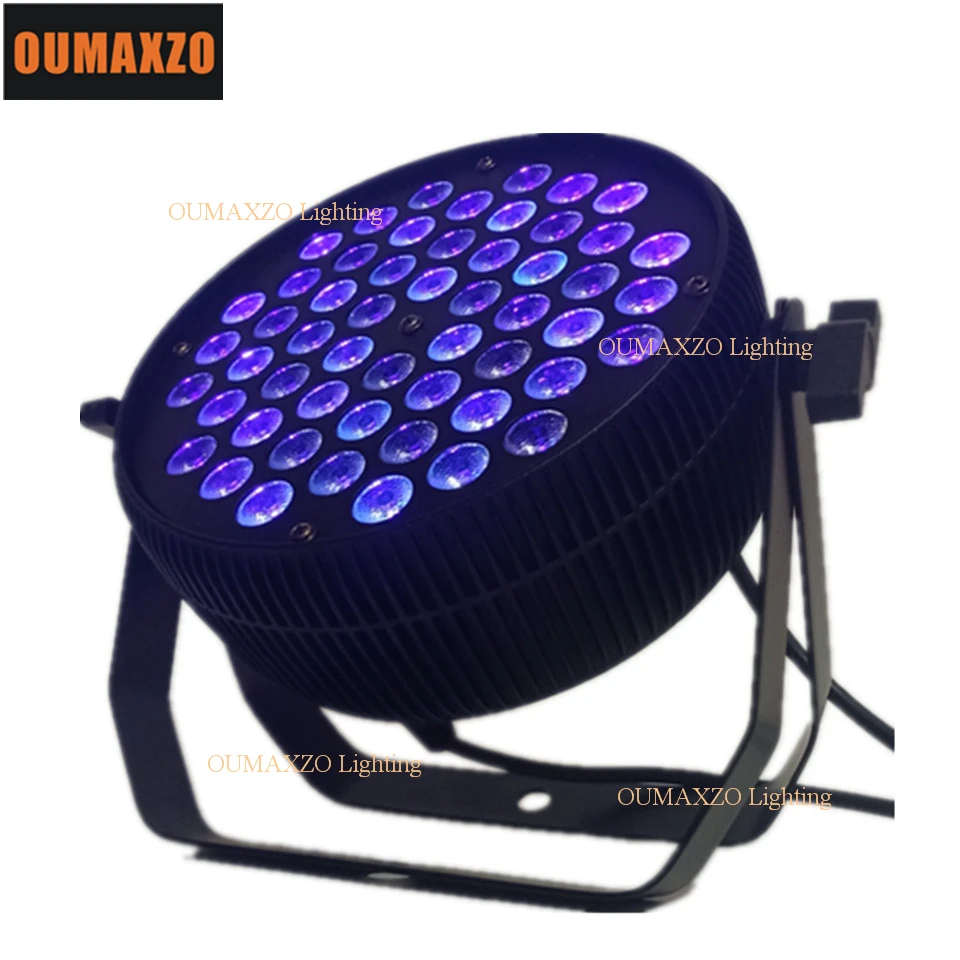 12 шт./лот тонкий плоский 54 шт. 3 Вт UV Led света Dj освещения лампы для сцены освещение