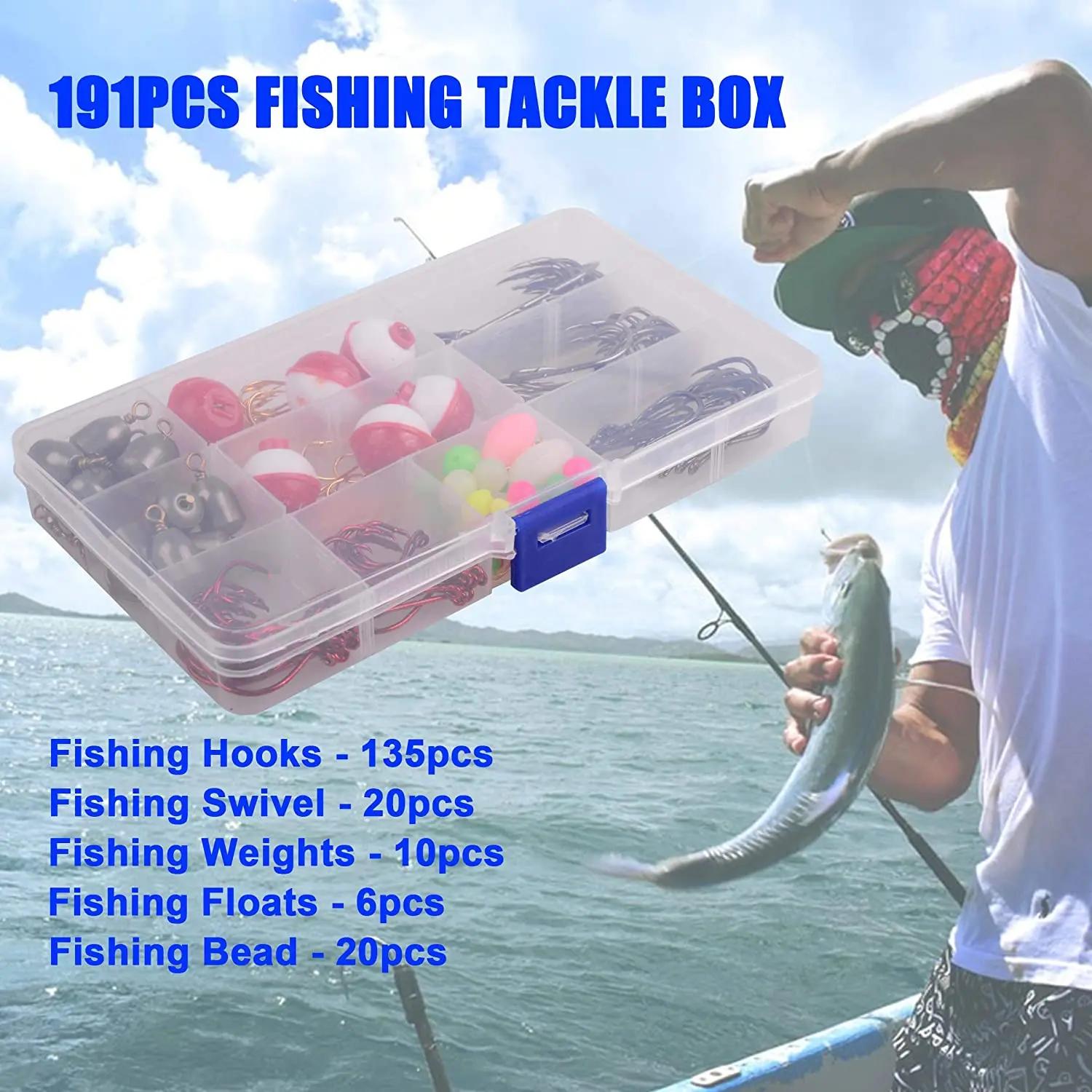 191 шт. рыболовные крючки снасть комплект рыболовный крючок весов Рыболовные