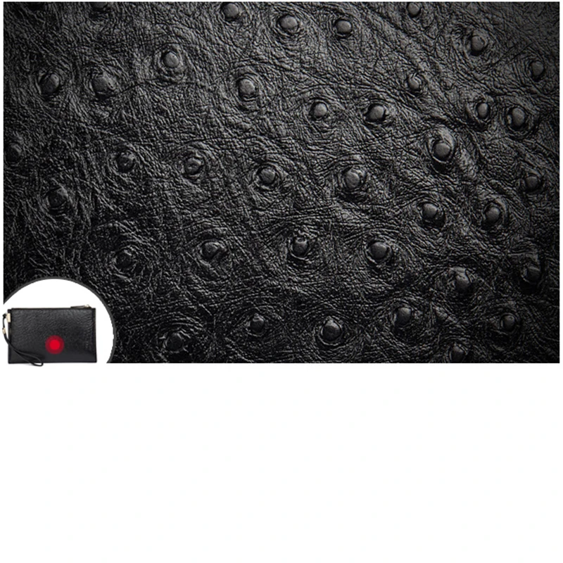 Страуса узор из натуральной коровьей кожи Сумка конверт мужская сумка женские