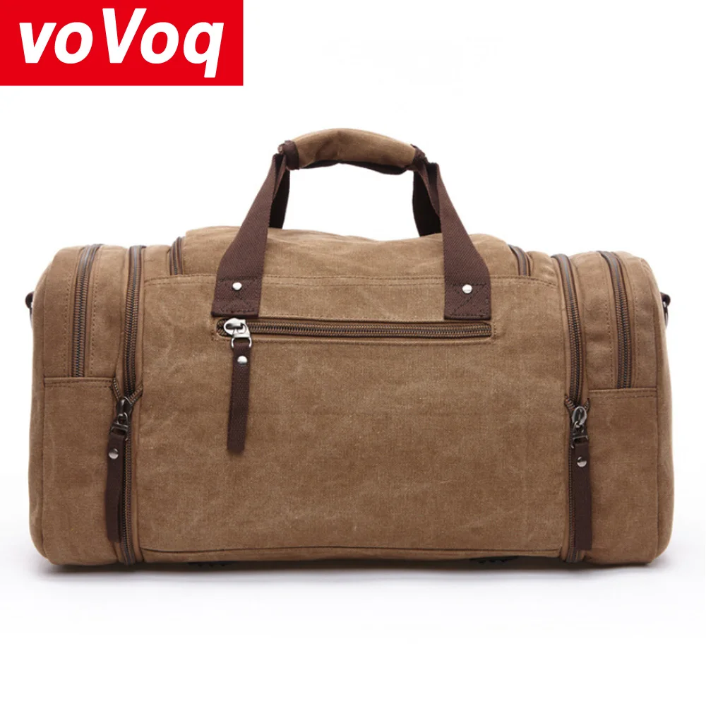 2020 Fashion Outdoor Travel Bag Portable Canvas Messenger Backpack Large Capacity Casual Weekend Bag Men Duffel Bag Travel Tote