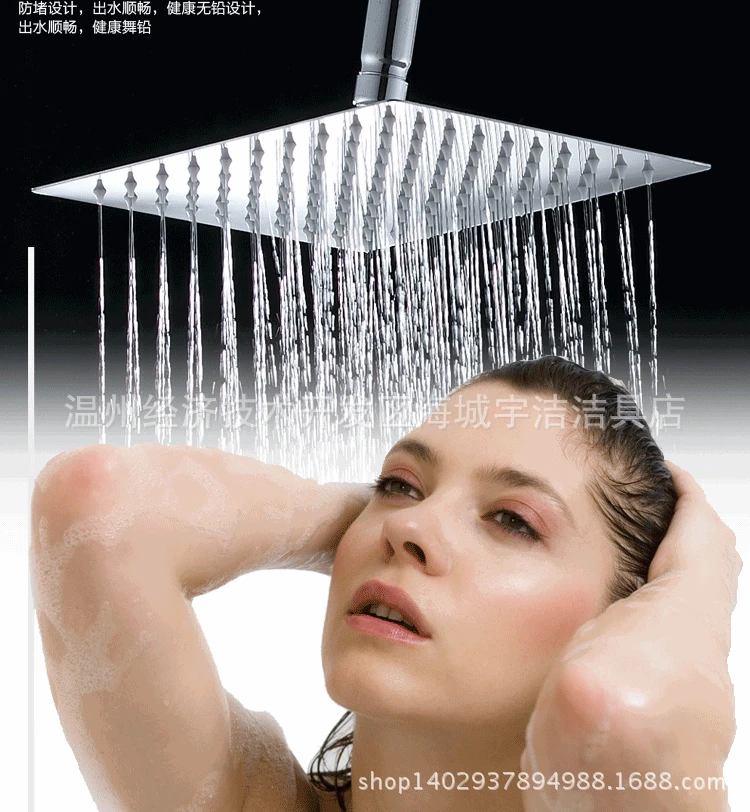 Sus304 нержавеющая сталь верхний спрей ультра-тонкий под давлением душевая головка