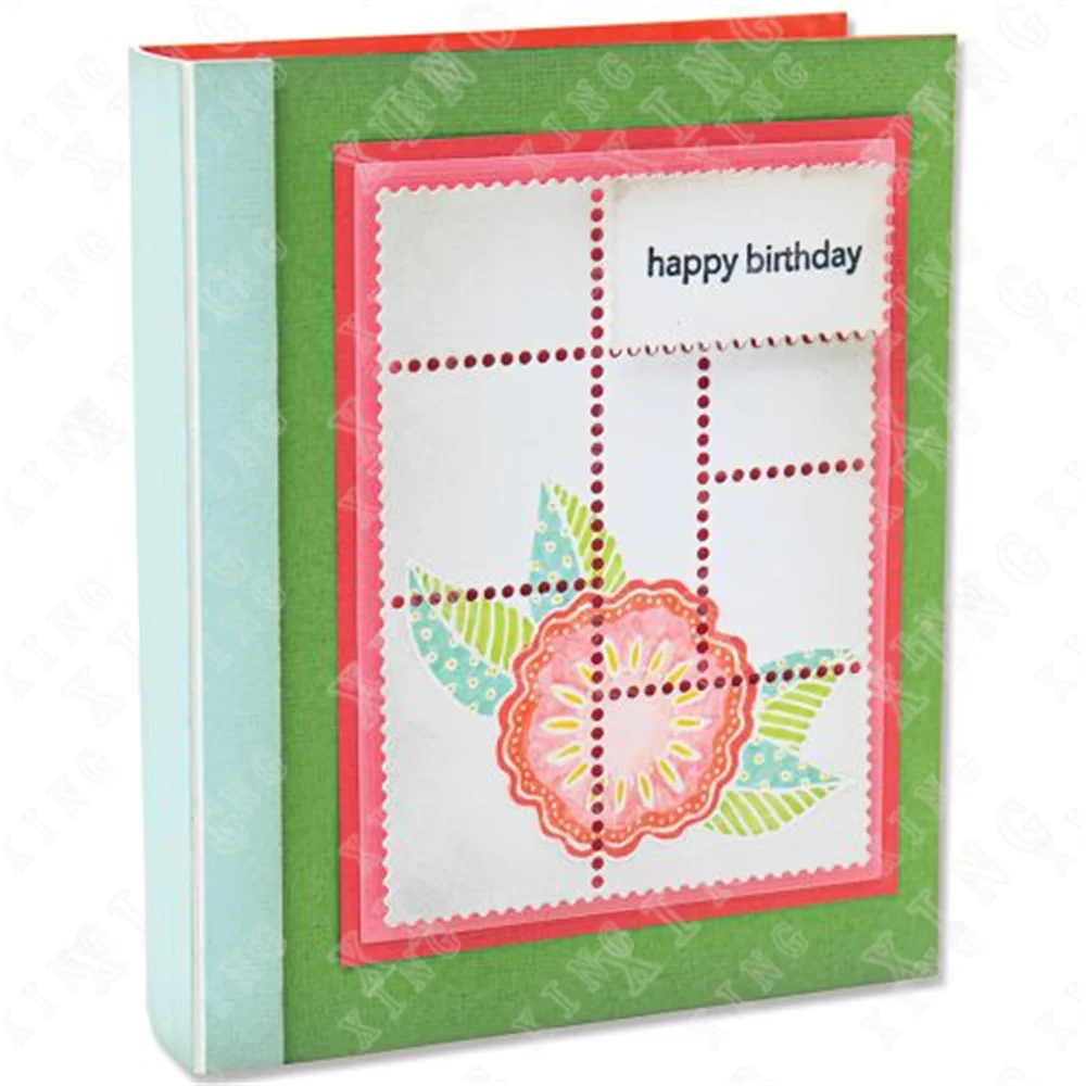 

Box Book Metal Cutting Dies Scrapbook Diary Decoration Stencil Embossing Template Diy Greeting Card Handmade 2022 New Arrival