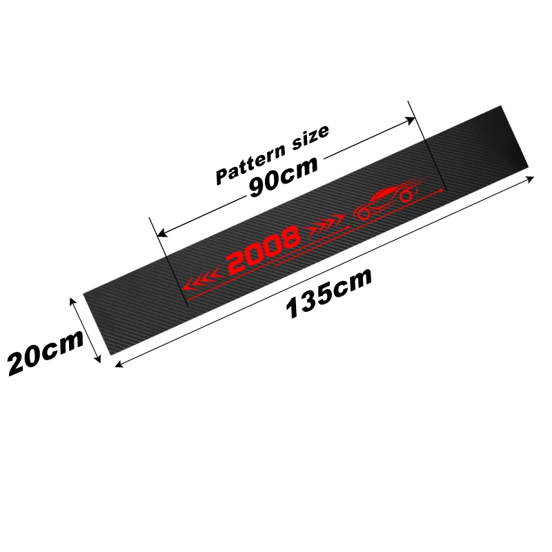 2008 см x 20 автомобильный Стайлинг автомобильные наклейки s для Peugeot авто лобовое
