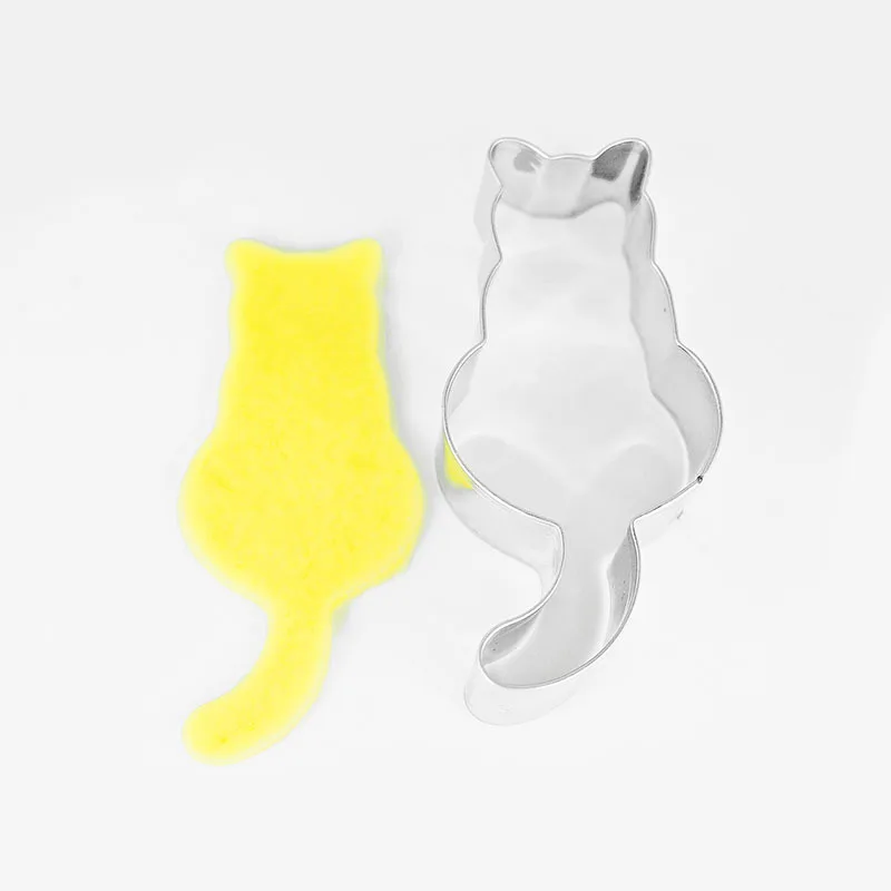 Принадлежности для выпечки кошачий сахар штамп печенья резак Мусса инструменты