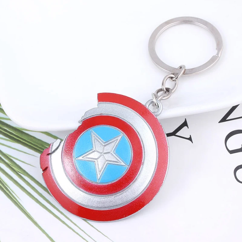 Брелок с героями Marvel Капитан Америка брелок Мстители Тор брелоки в виде молота