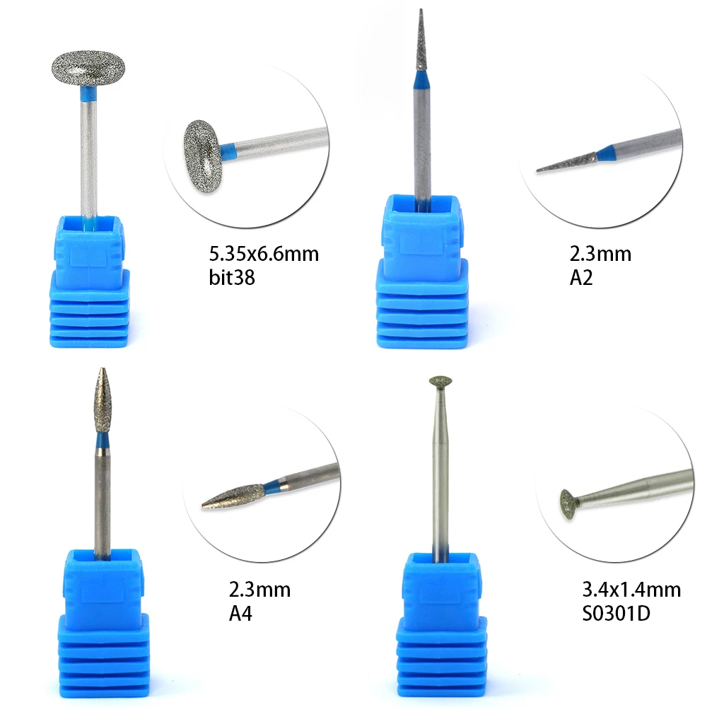 Алмазные сверла для маникюра и педикюра новые из карбидные чистки кутикулы