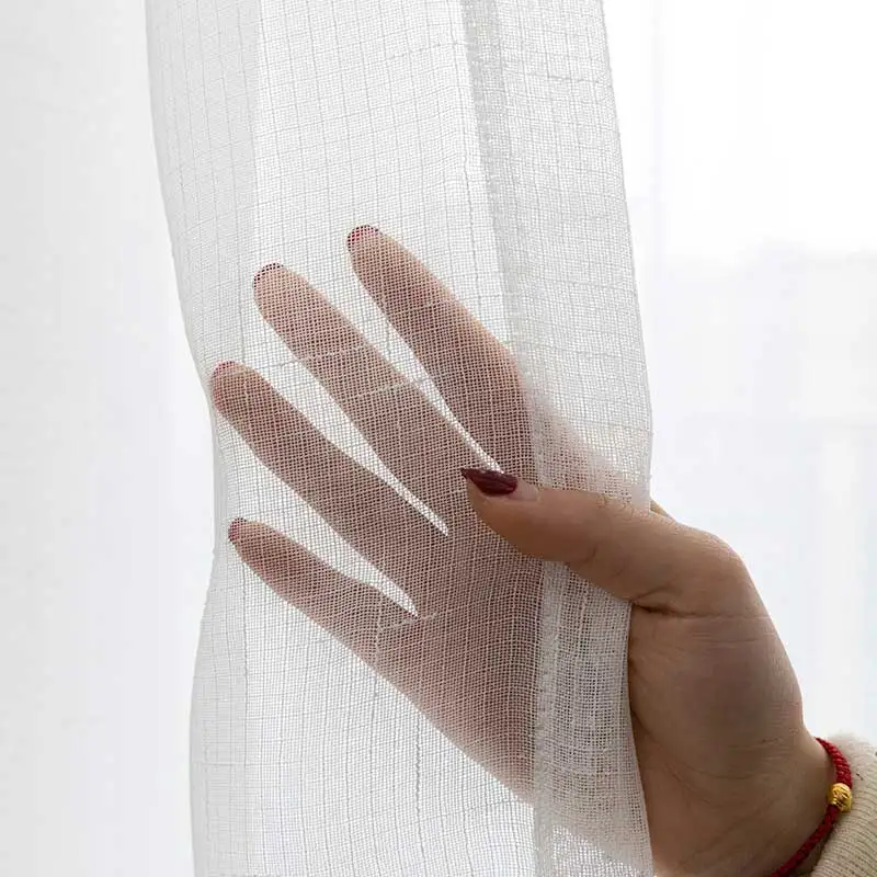 

Шифоновая занавеска tounw белая