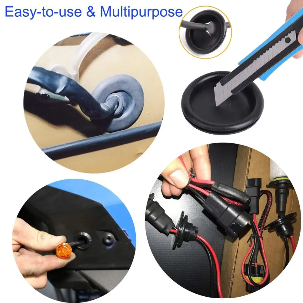 125 шт. набор уплотнительных колец для проводов|Кольцевые стропы| |