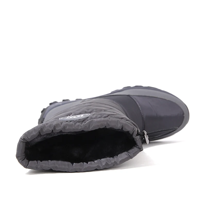 Fujin/зимние сапоги водонепроницаемые на платформе 6 см зимняя обувь с теплым мехом