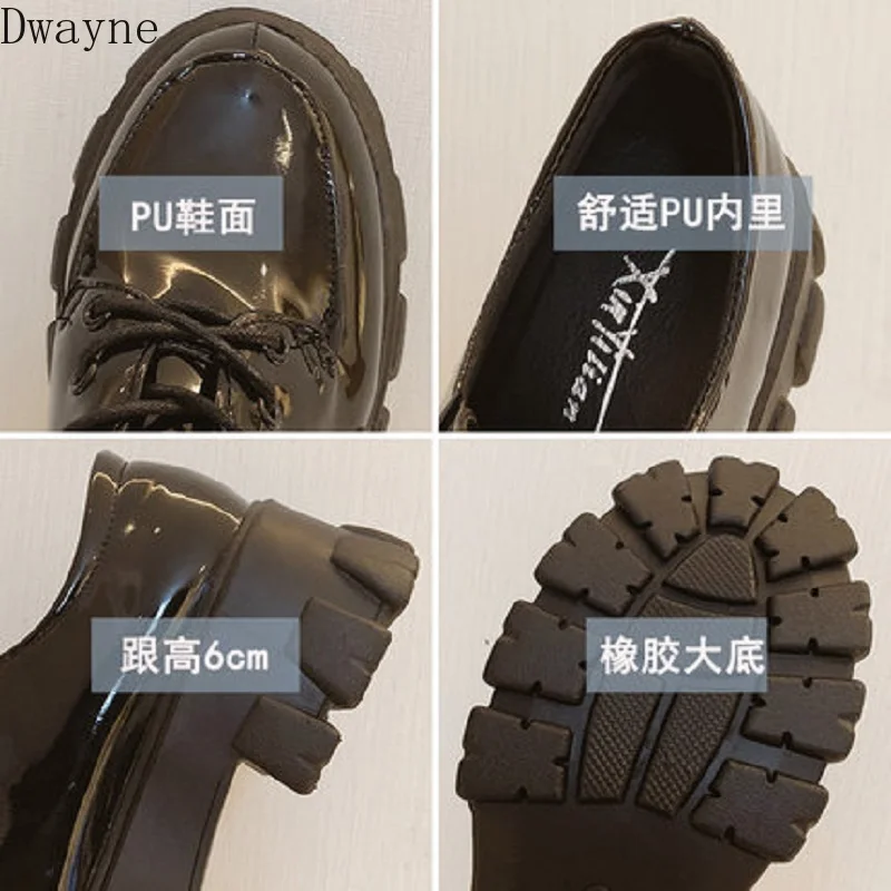 Женские кожаные туфли на толстом высоком каблуке в стиле ретро черные для работы