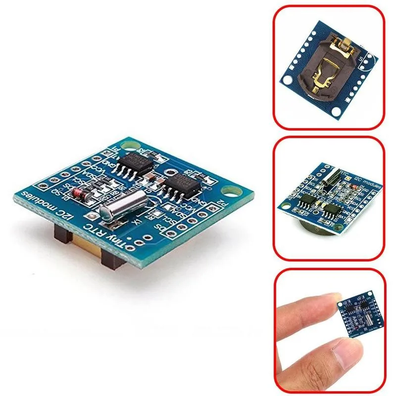 

I2C RTC DS1307 AT24C32 Real Time Clock Module For AVR (Battery Wholesale ARM NOT Include) PIC B9F7