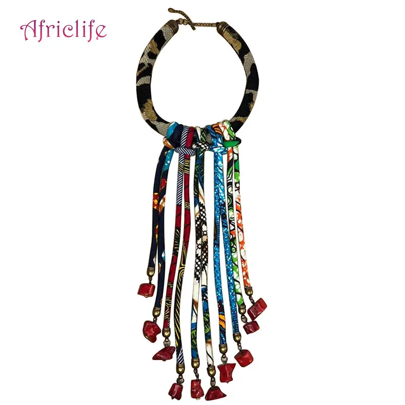 Женское Ожерелье с принтом Анкары в африканском стиле этнические украшения