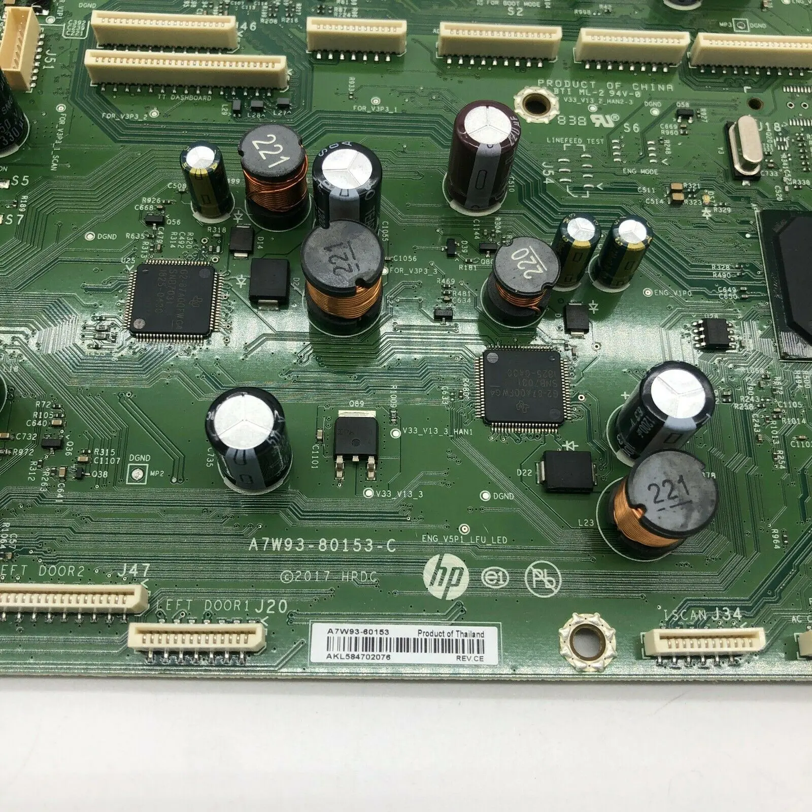 A7W93-67084 Основное устройство форматирования материнскую плату печатная плата для